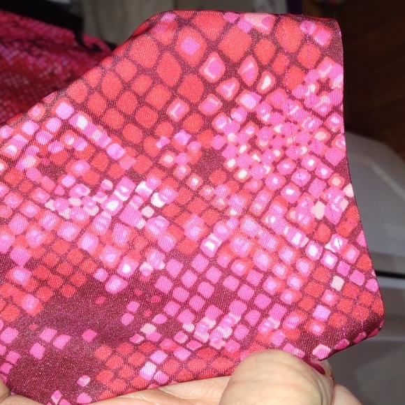 Emily HSU designs pink pattern leggings sz Large New - Picture 16 of 17